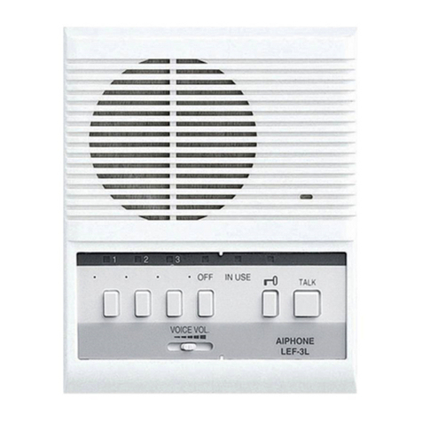 Aiphone LEF-3L Manuel utilisateur Aiphone LEF-3L Manuel utilisateur