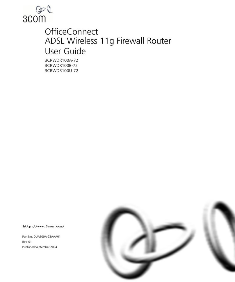 3Com OfficeConnect 3CRWDR100B-72 Manuel utilisateur