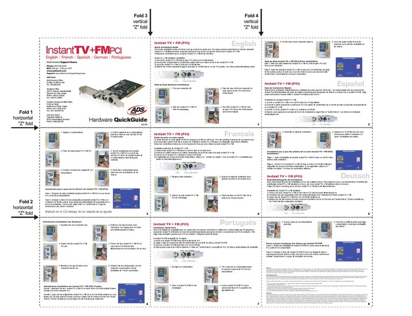 ADS Technologies PTV-352-EFG Manuel de service