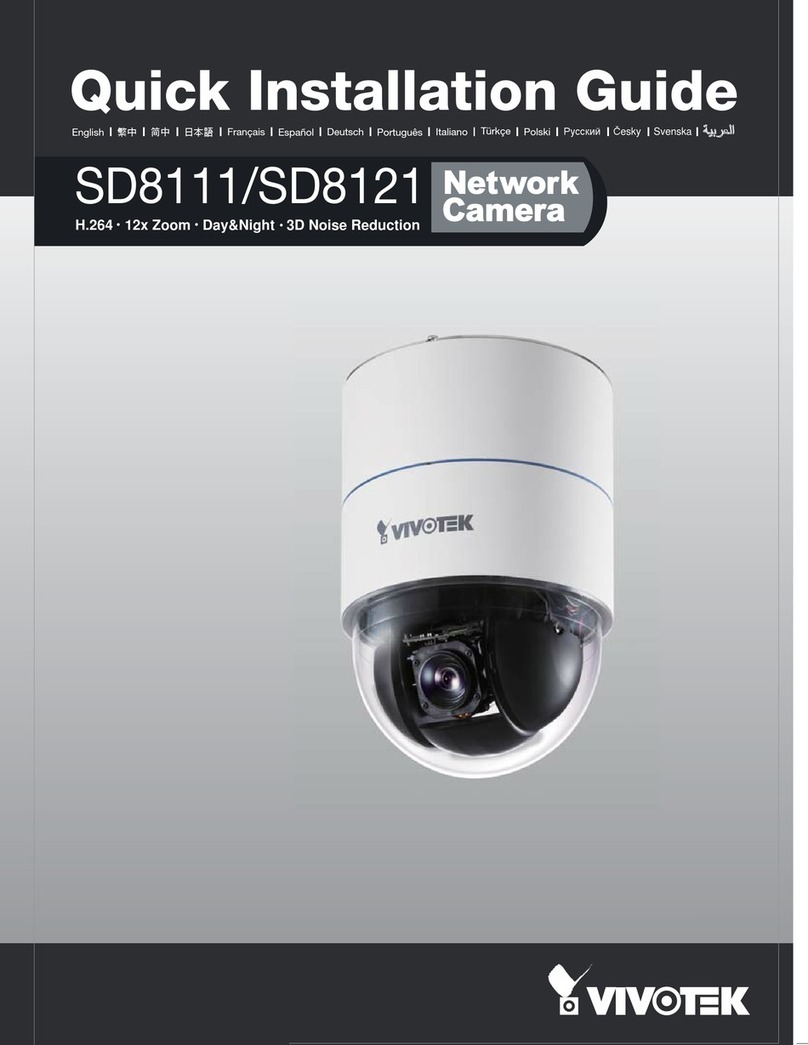 Vivotek 4X-SD8111 Manuel utilisateur