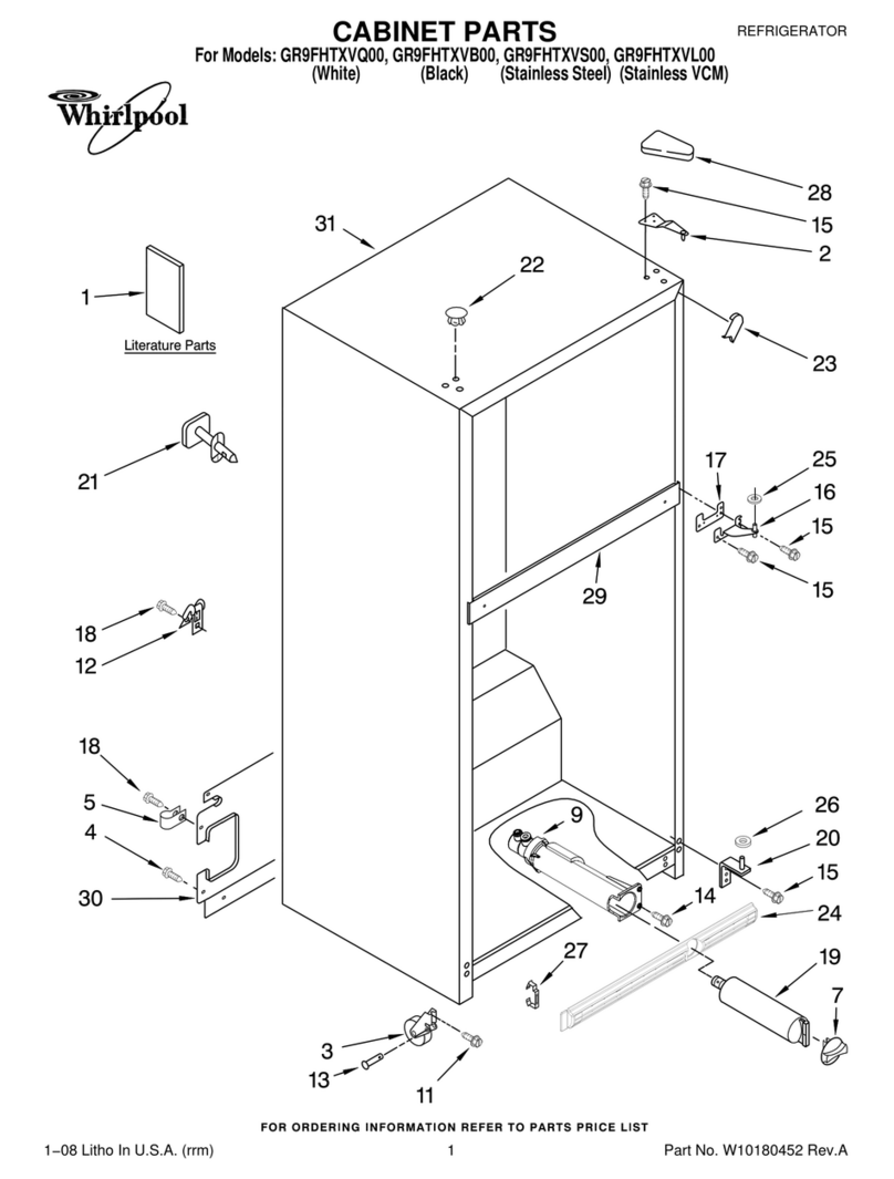 Whirlpool GR9FHTXVB00 Manuel utilisateur