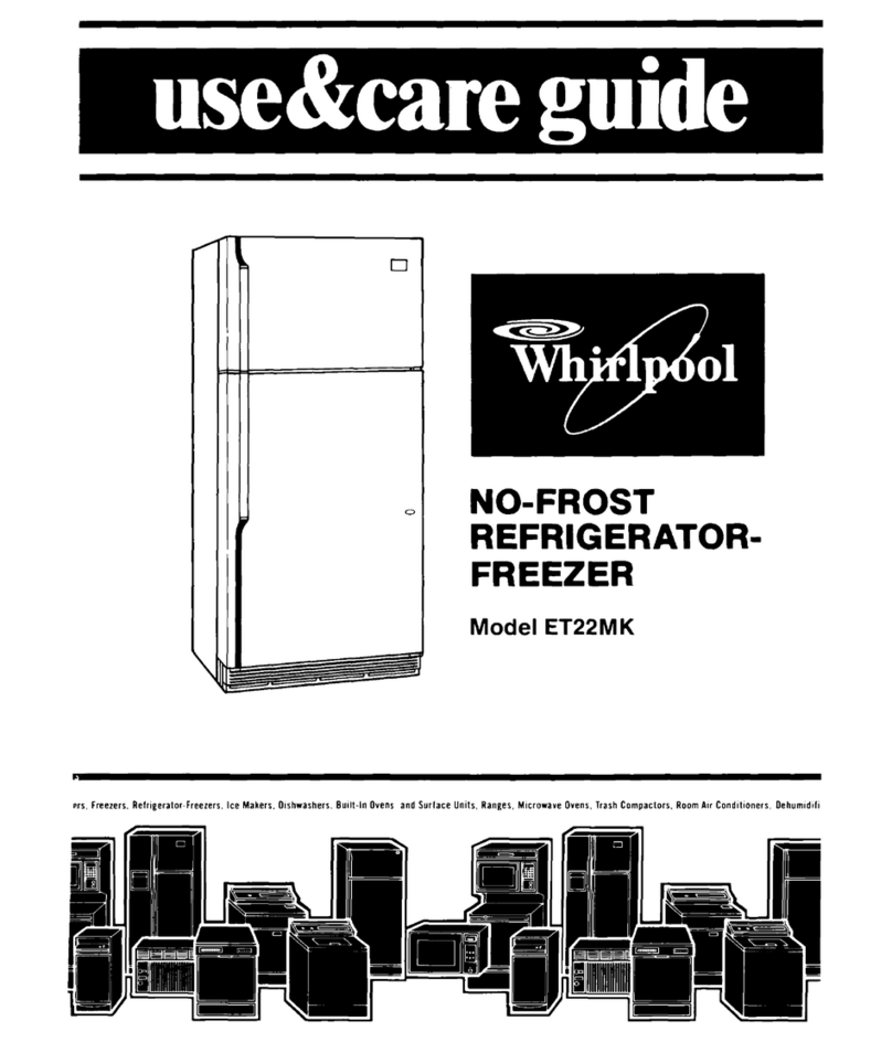 Whirlpool ET22MK Manuel utilisateur