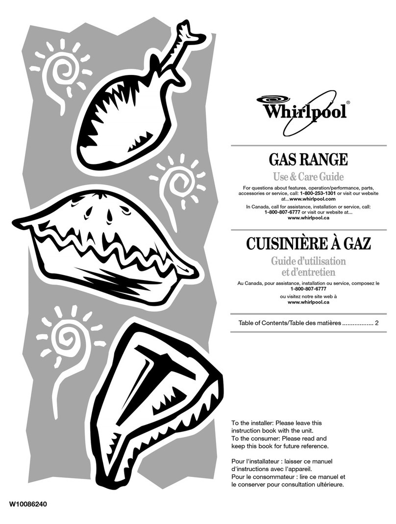 Whirlpool W10086240 Manuel utilisateur
