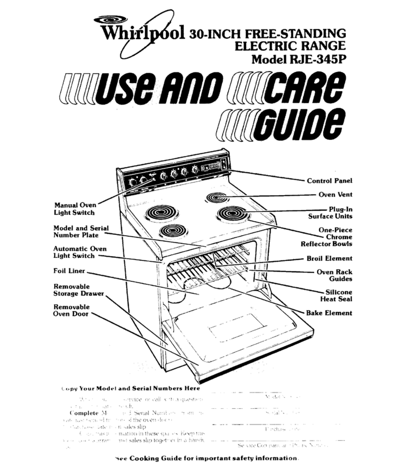Whirlpool WE-345P Manuel utilisateur