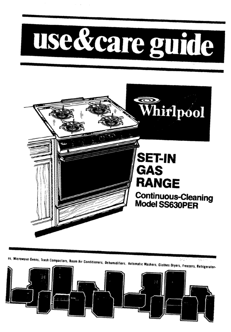 Whirlpool SS63OPER Manuel utilisateur