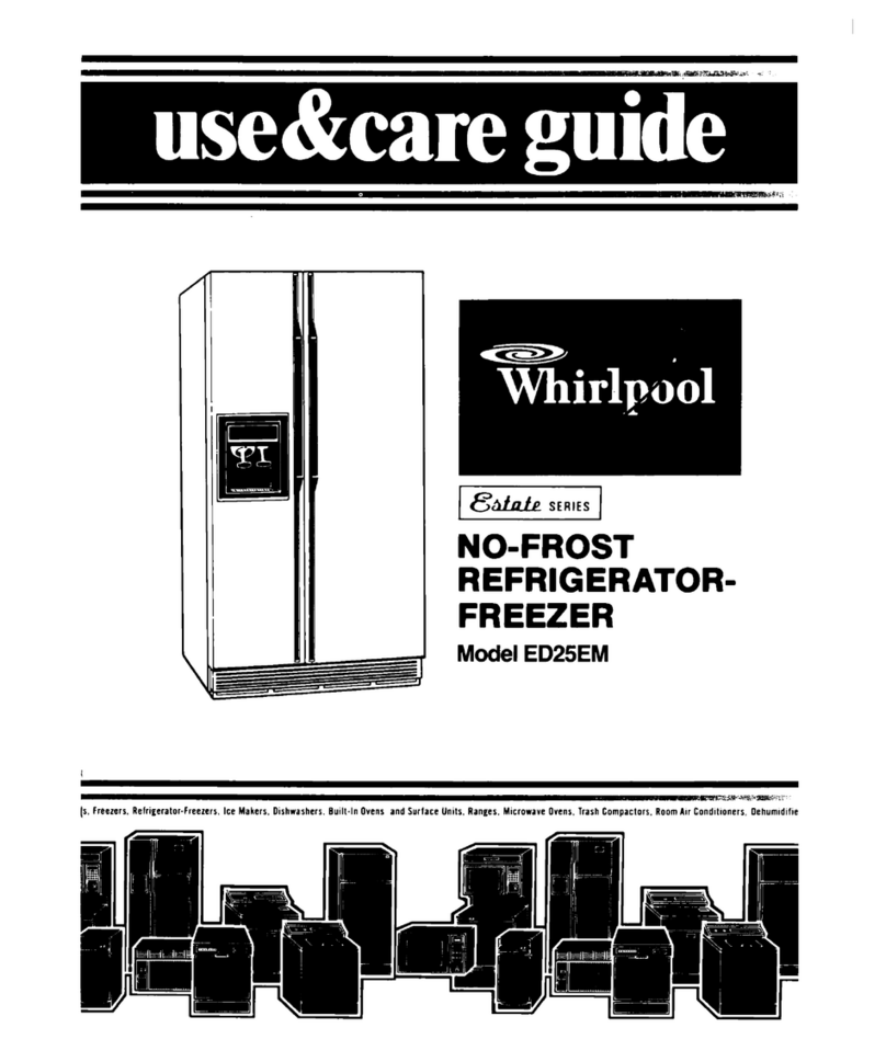 Whirlpool ED25EM Manuel utilisateur Whirlpool ED25EM Manuel utilisateur