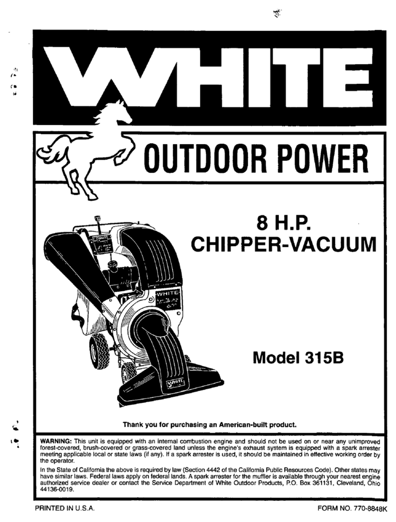 White 315B Manuel utilisateur