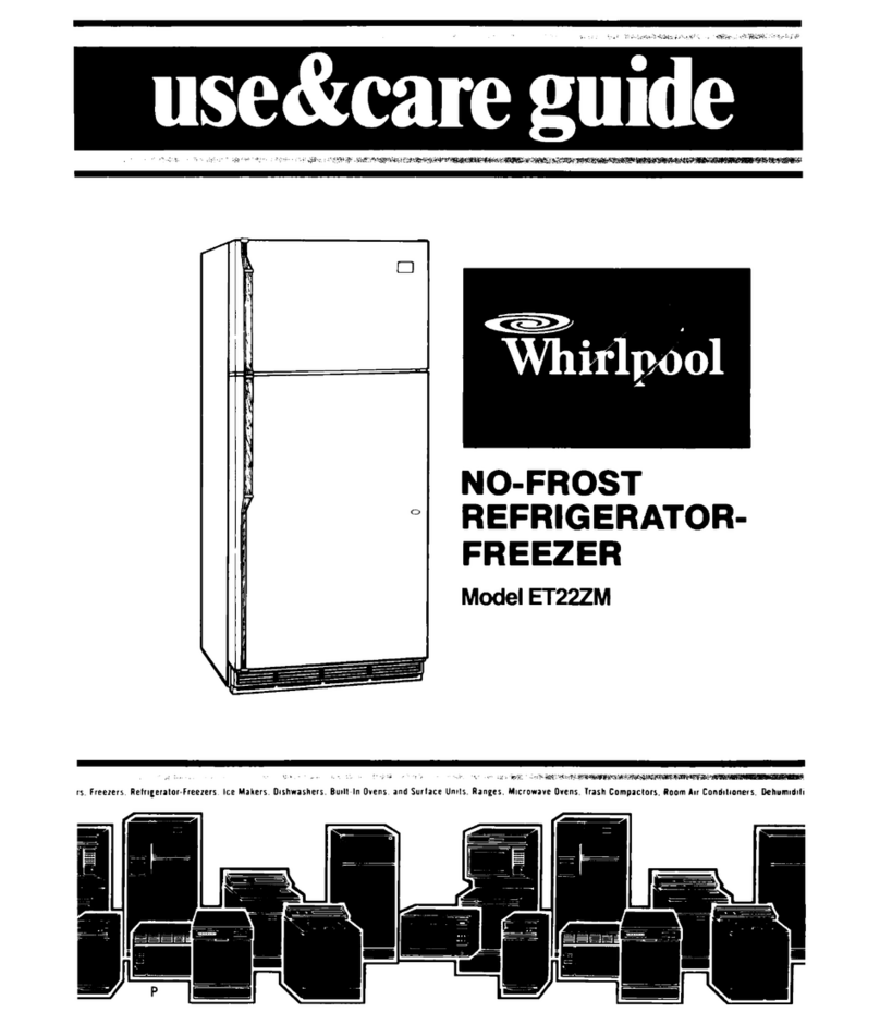 Whirlpool ET22ZM Manuel utilisateur