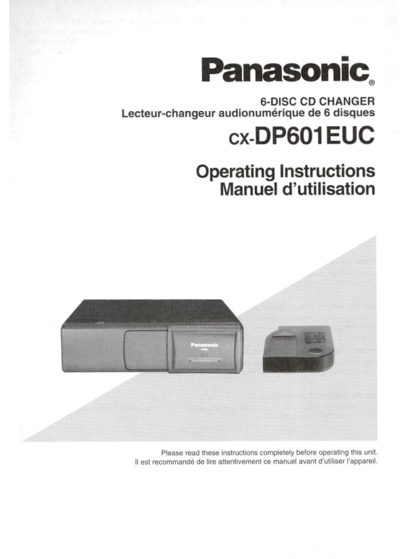 Panasonic CX-DP601 Operating Manuel utilisateur