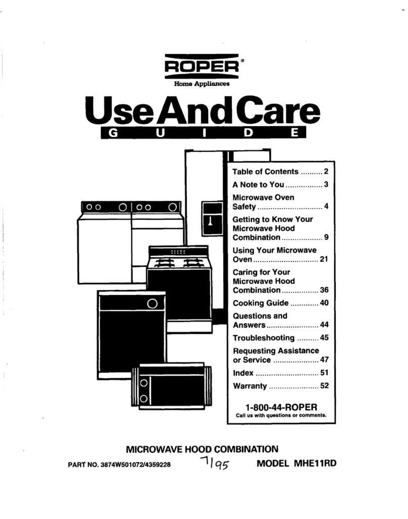 Roper MHEI IRD Manuel utilisateur