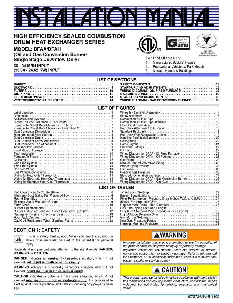 York DFAA Manuel utilisateur