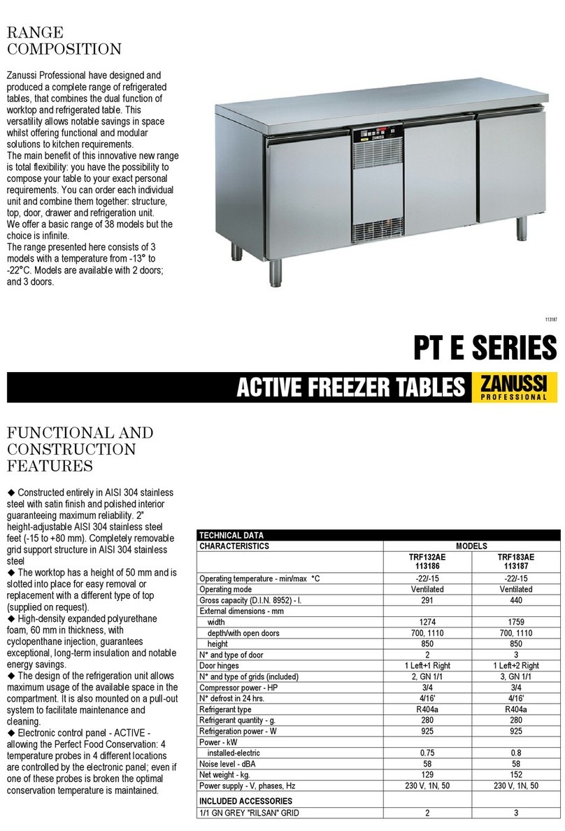 Zanussi 113186 Manuel d'instructions