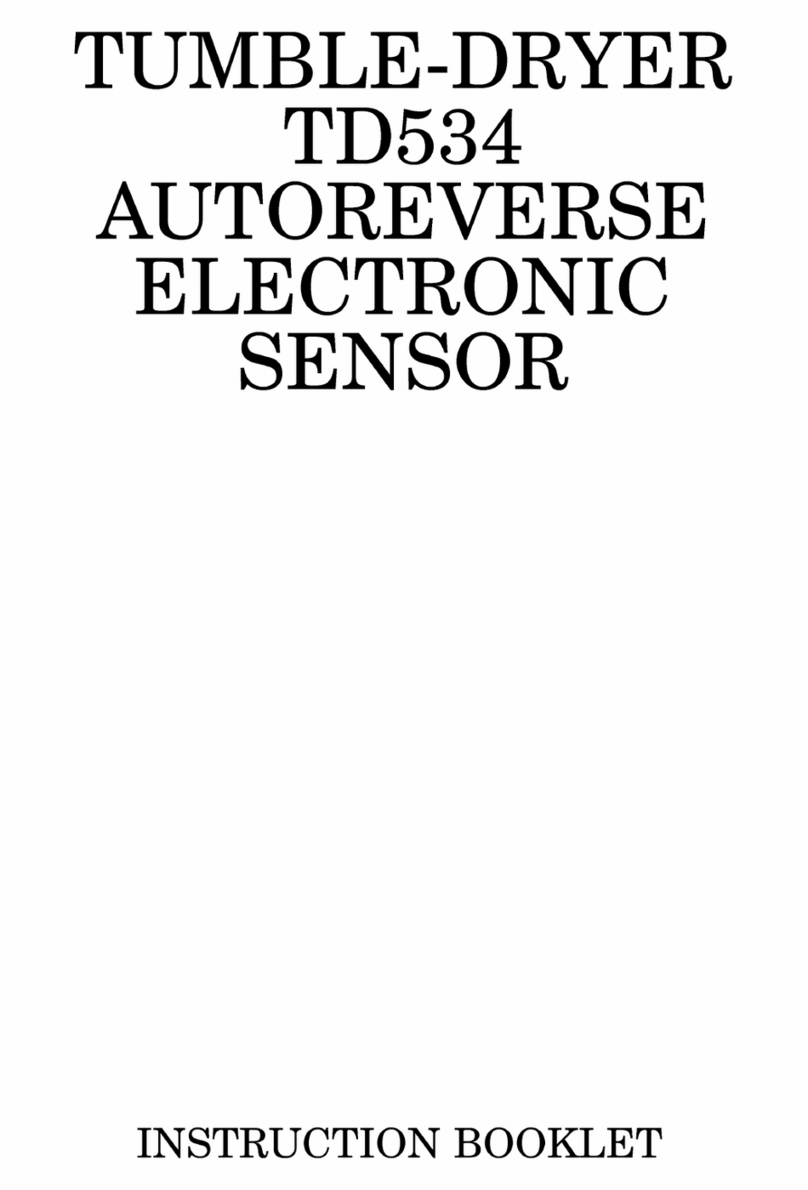 Zanussi TD534 Manuel utilisateur