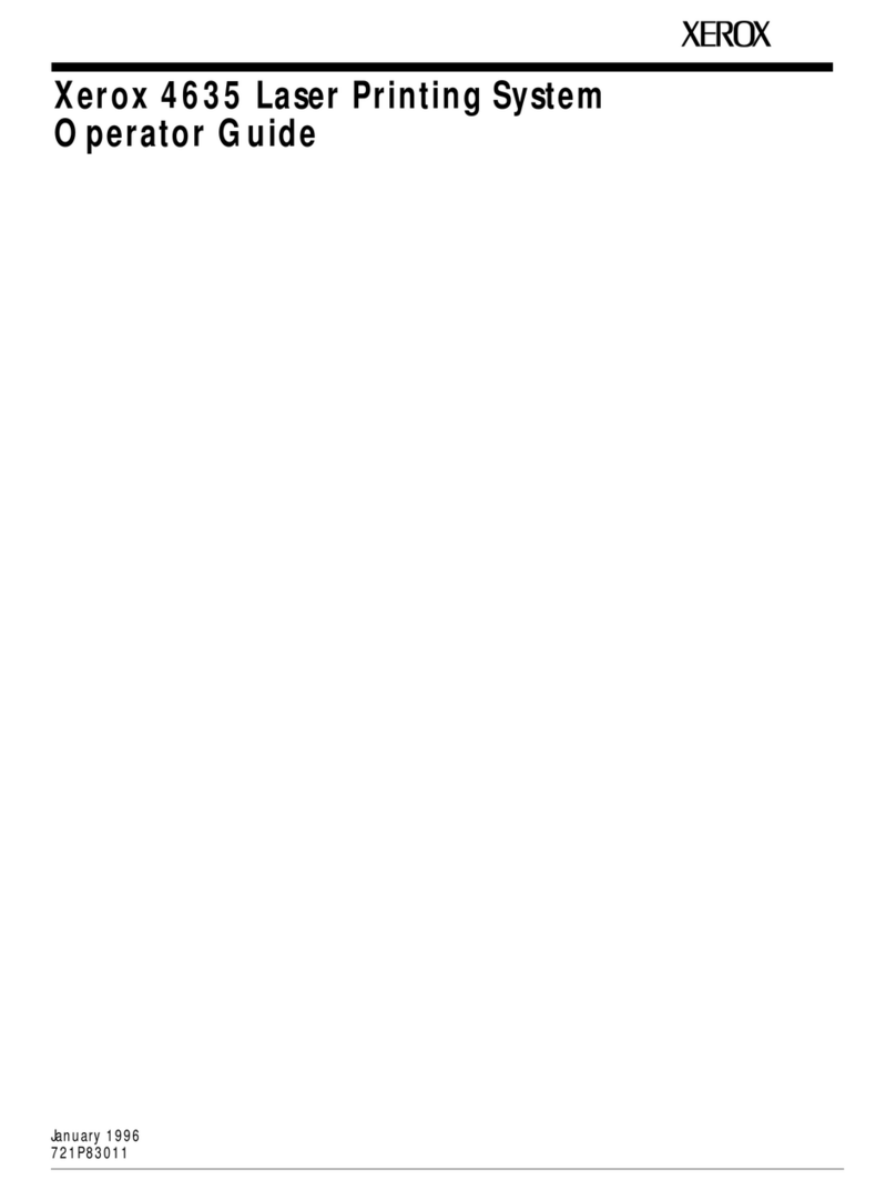 Xerox DocuPrint 4635 Manuel