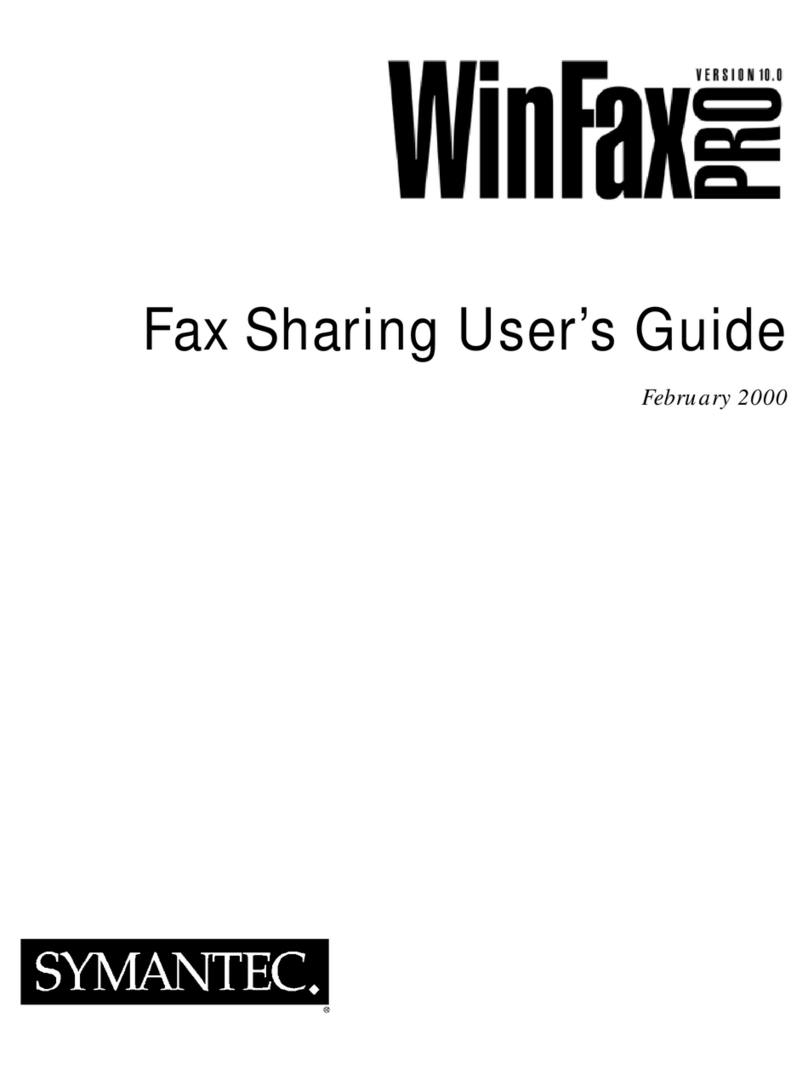 Symantec Fax Sharing Manuel utilisateur