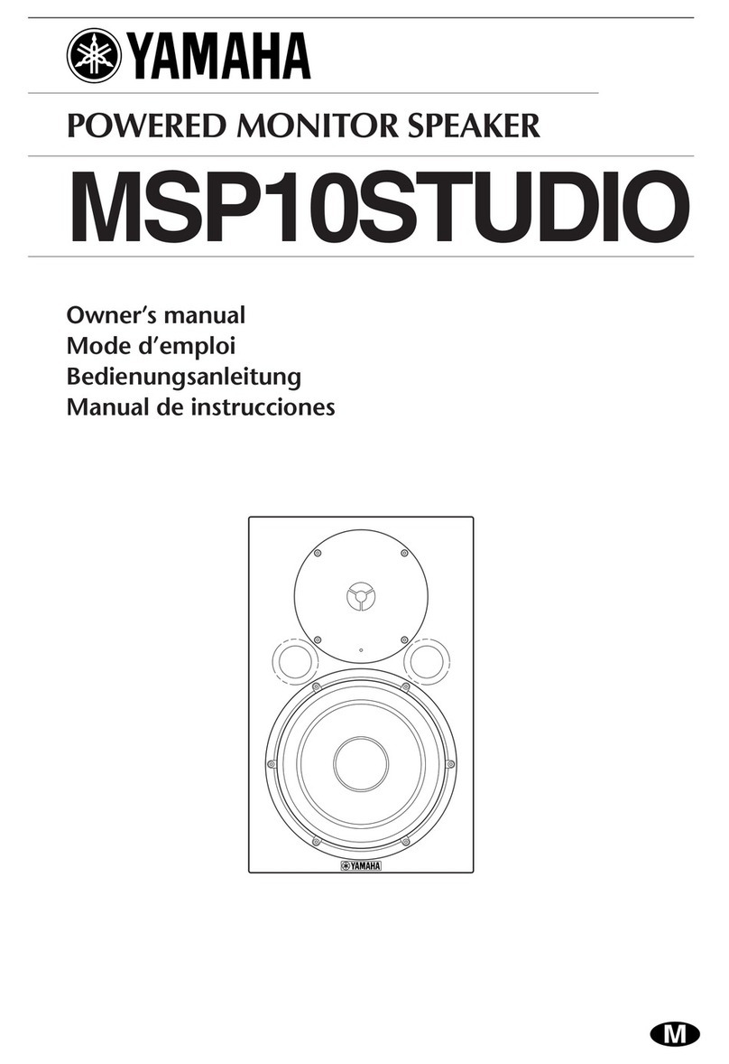 Yamaha MSP10 Manuel utilisateur
