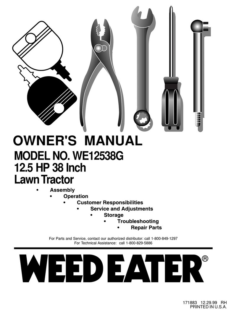 Weed Eater 171883 Manuel utilisateur Weed Eater 171883 Manuel utilisateur