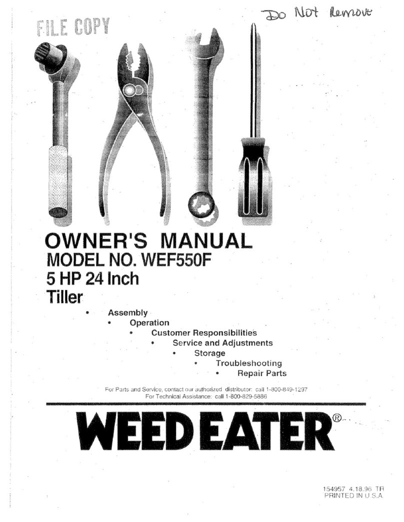 Weed Eater 154957 Manuel utilisateur