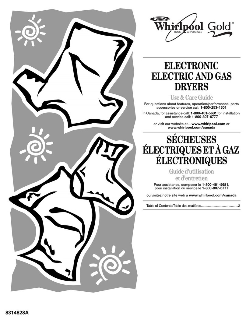 Whirlpool 8314828A Manuel utilisateur