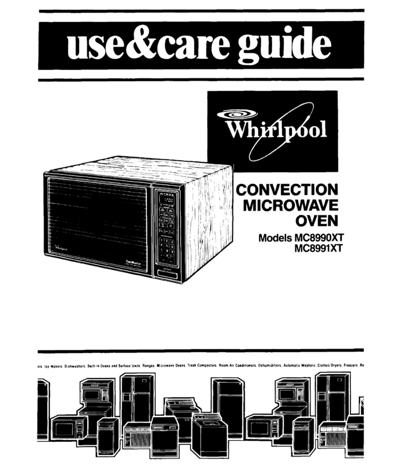 Whirlpool MC8990XT Manuel utilisateur