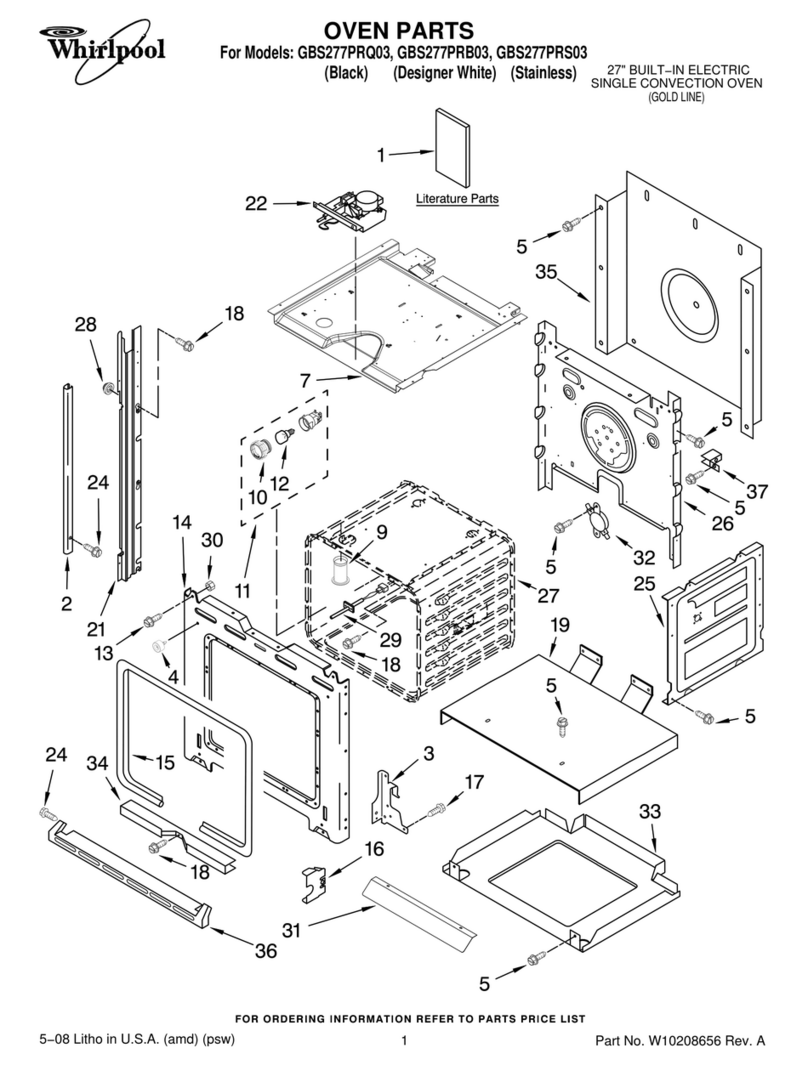 Whirlpool GBS277PRB03 Manuel utilisateur