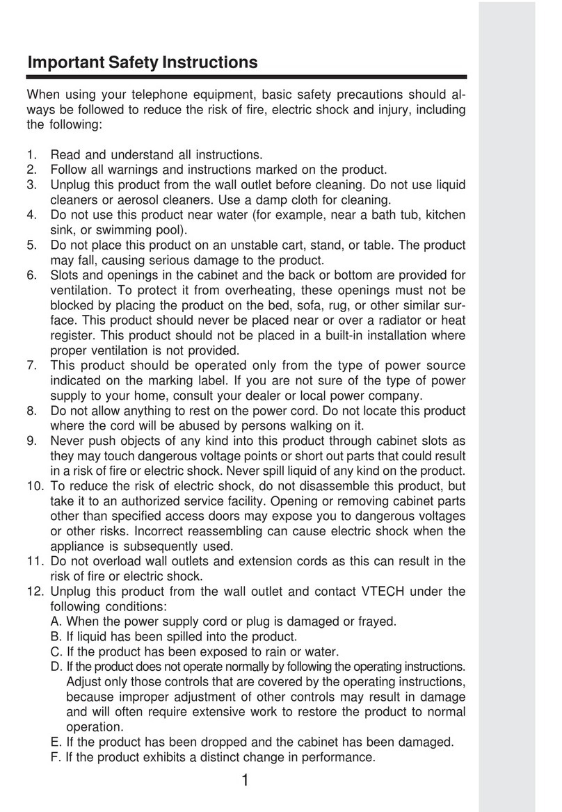 V-tech IP 5825 Manuel utilisateur