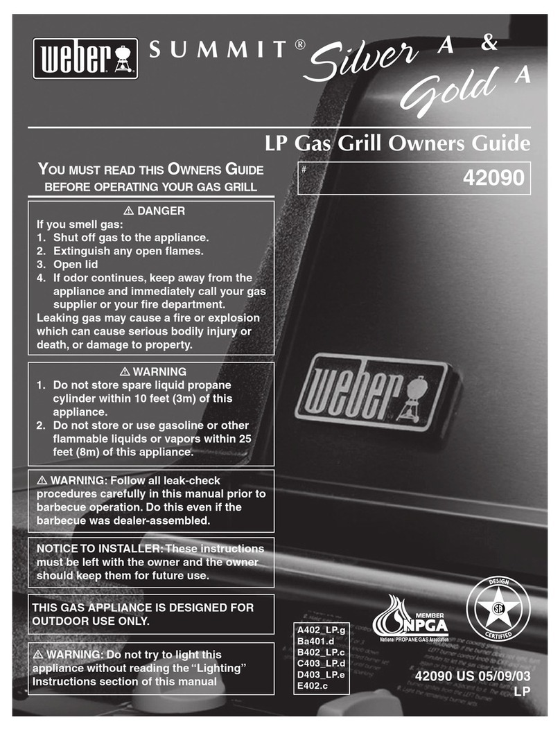 Weber 42090 Manuel utilisateur