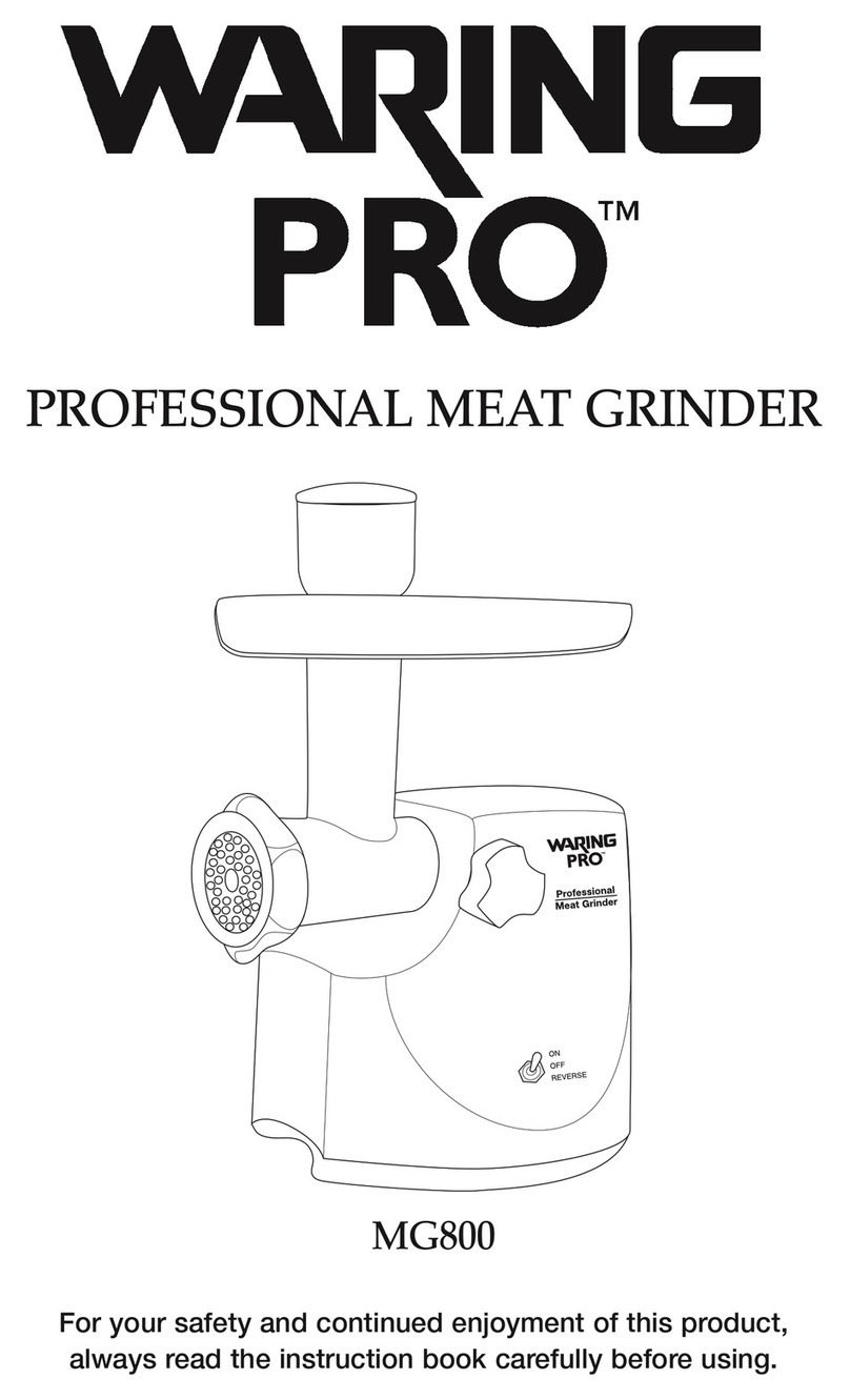Waring MG800 Manuel utilisateur