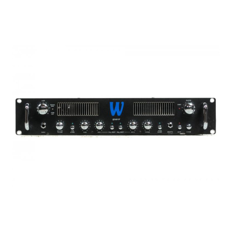 Warwick Amplifier Quad IV Manuel utilisateur