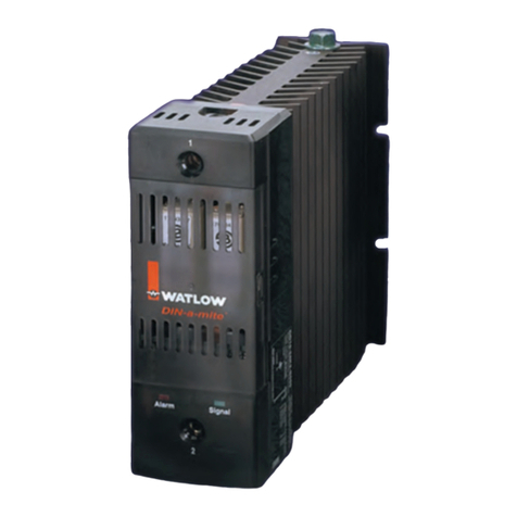 Watlow DIN-A-MITE SCR Power Controller Manuel utilisateur