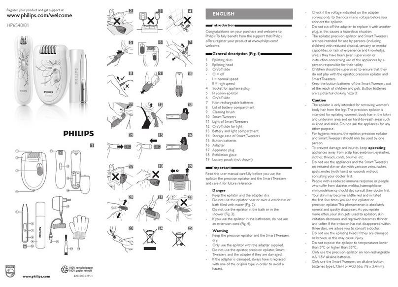 Philips HP6540/01 Manuel utilisateur