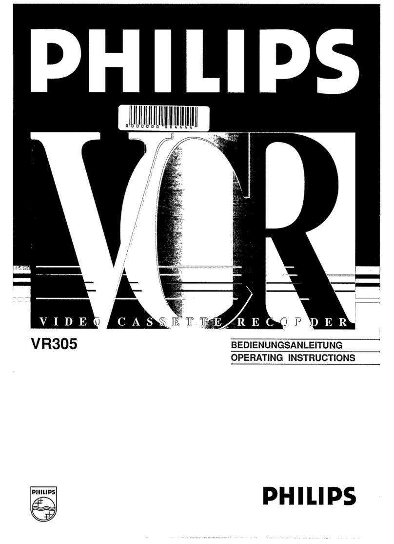 Philips VR305 Manuel utilisateur
