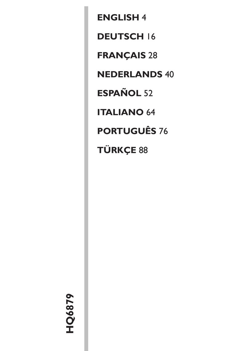 Philips HQ6879/16 Manuel utilisateur