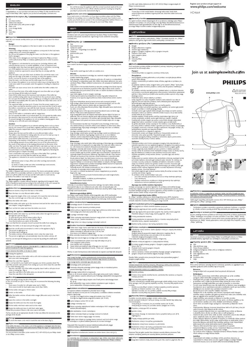 Philips HD4664/20 Manuel utilisateur