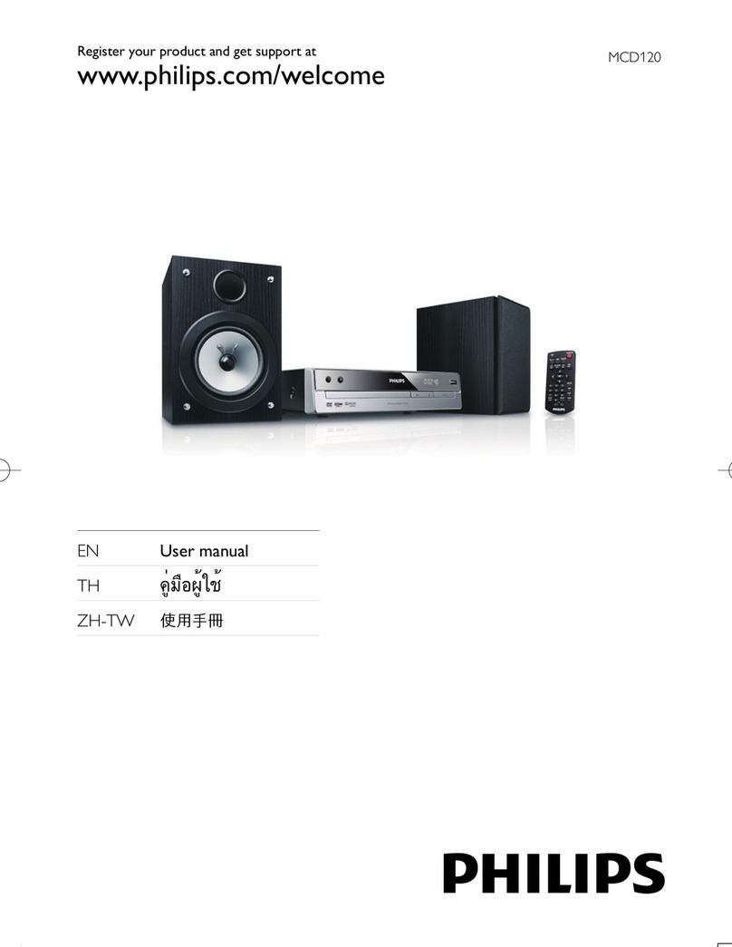 Philips MCD120/98 Manuel utilisateur