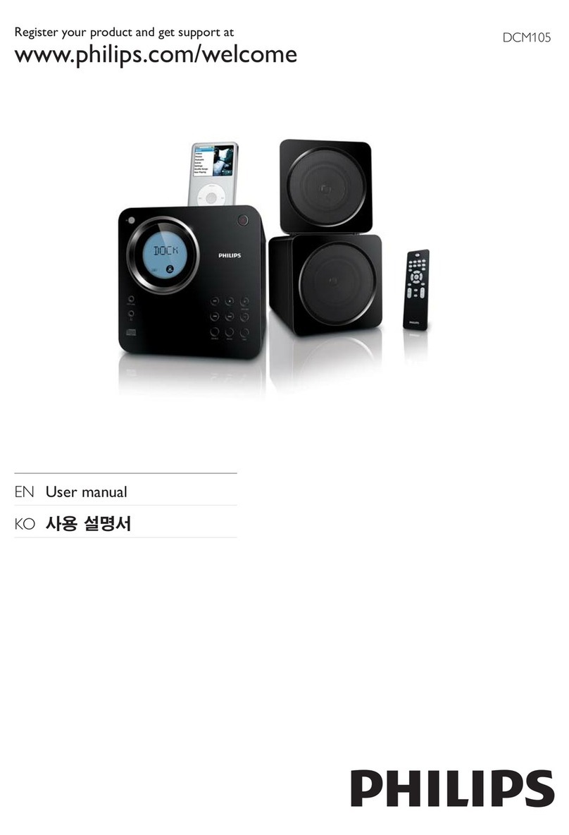 Philips DCM105/61 Manuel utilisateur