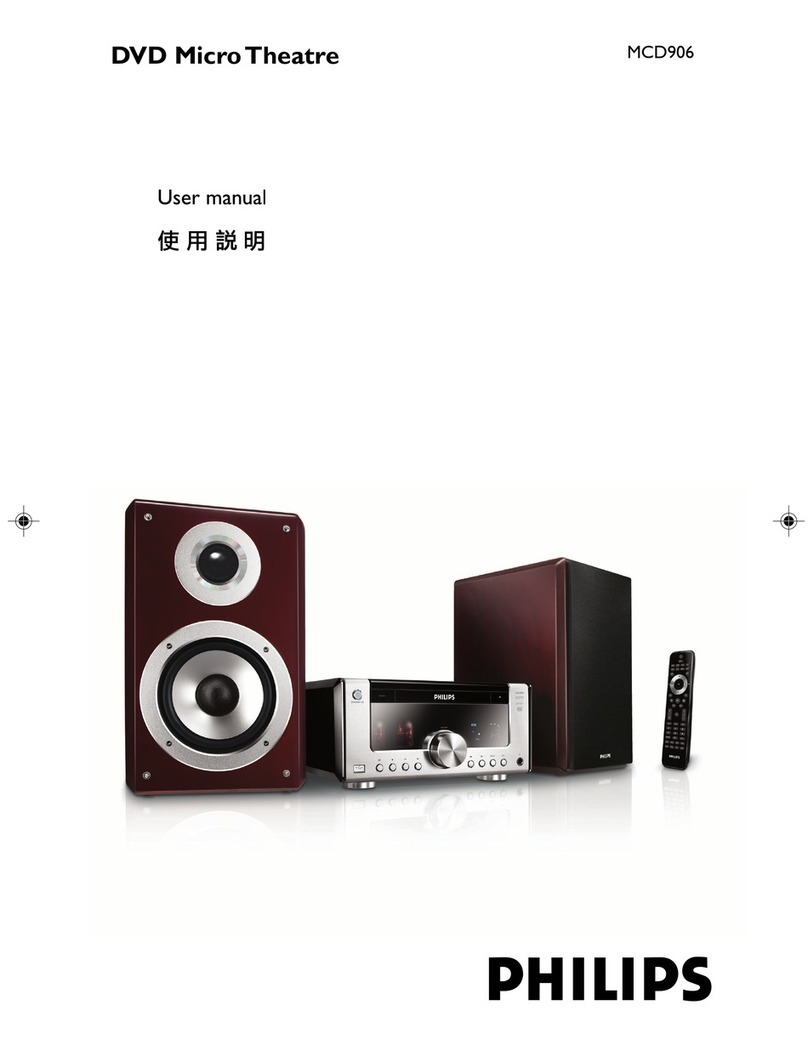 Philips MCD906/73 Manuel utilisateur