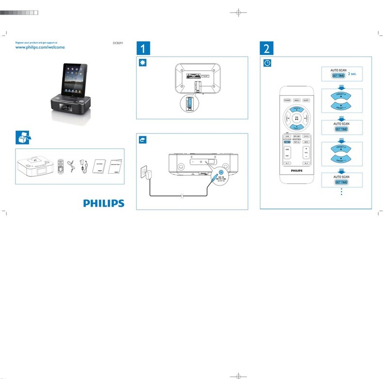 Philips DCB291/12 Manuel utilisateur Philips DCB291/12 Manuel utilisateur