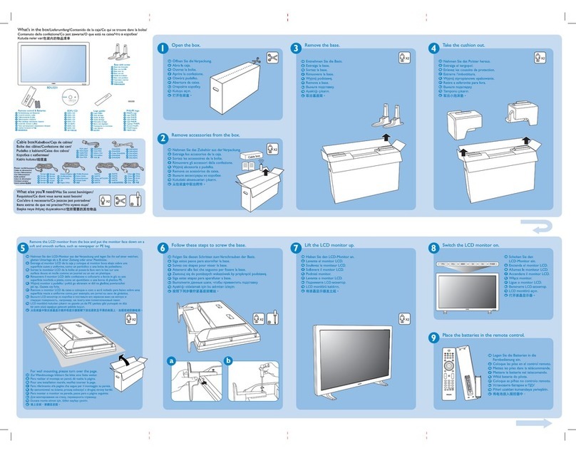 Philips BDL3231C/00 Manuel utilisateur