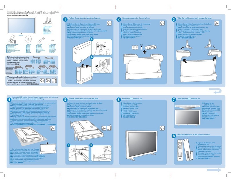 Philips BDL4231CS/00 Manuel utilisateur