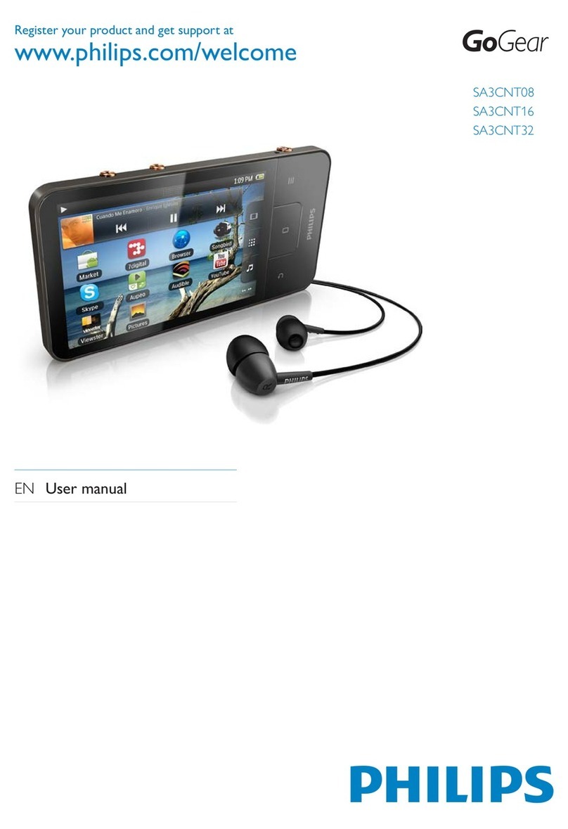 Philips SA3CNT16K/12 Manuel utilisateur