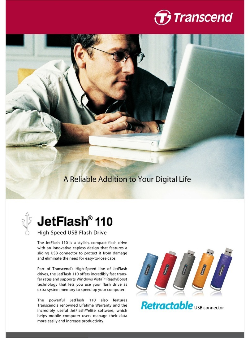 Transcend JetFlash 110 Manuel utilisateur