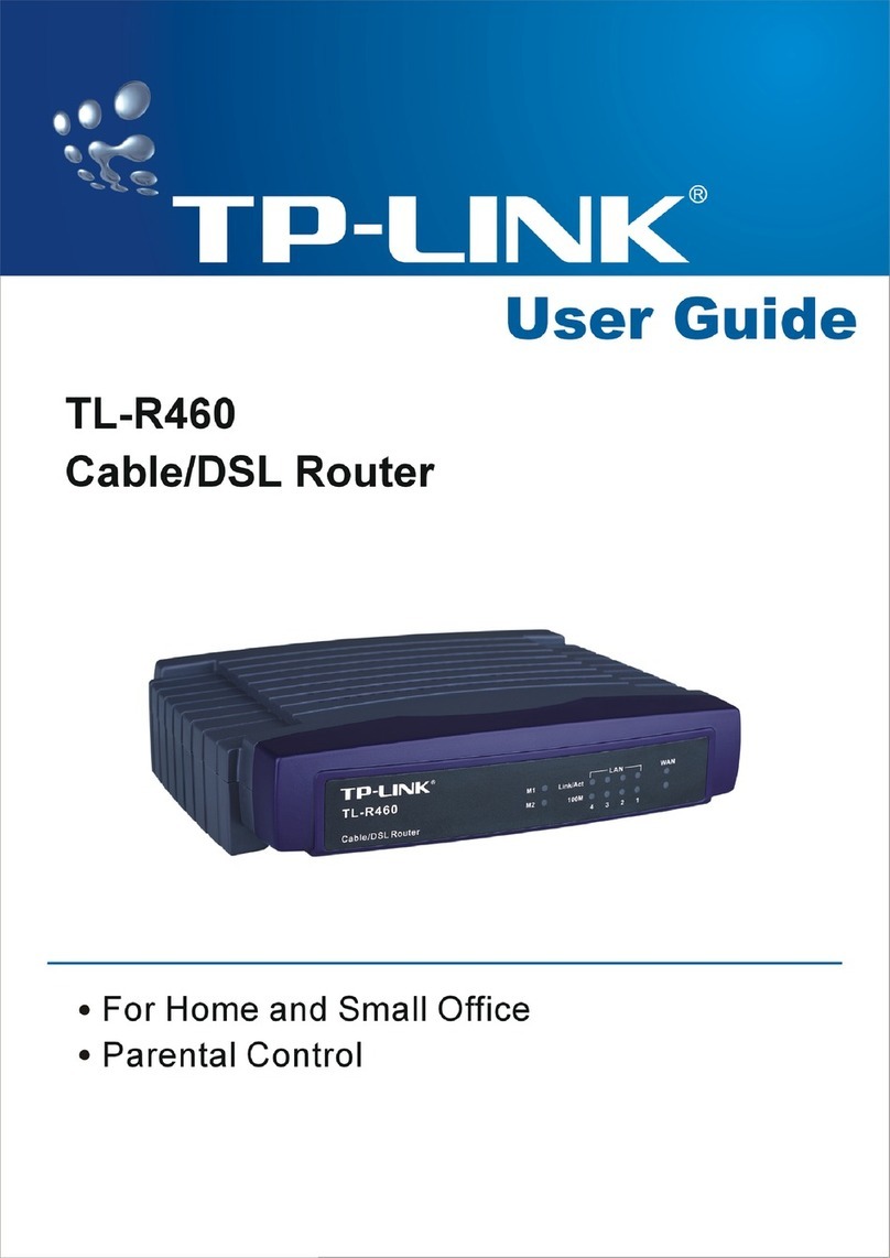 TP-Link TL-R460 Manuel utilisateur
