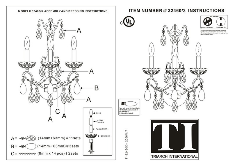 Triarch 32460/3 Manuel utilisateur Triarch 32460/3 Manuel utilisateur