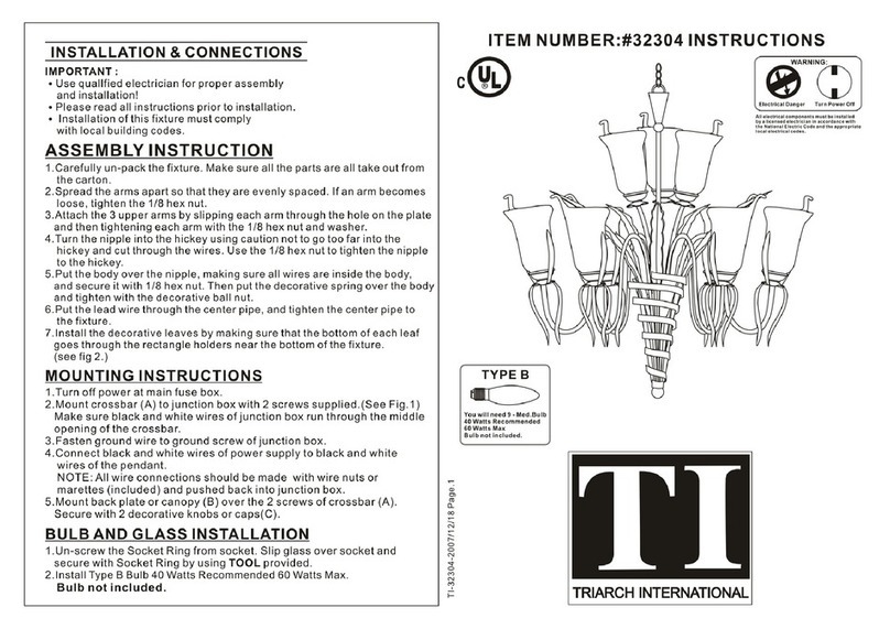 Triarch 32304 Manuel utilisateur