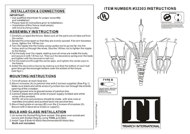 Triarch 32303 Manuel utilisateur