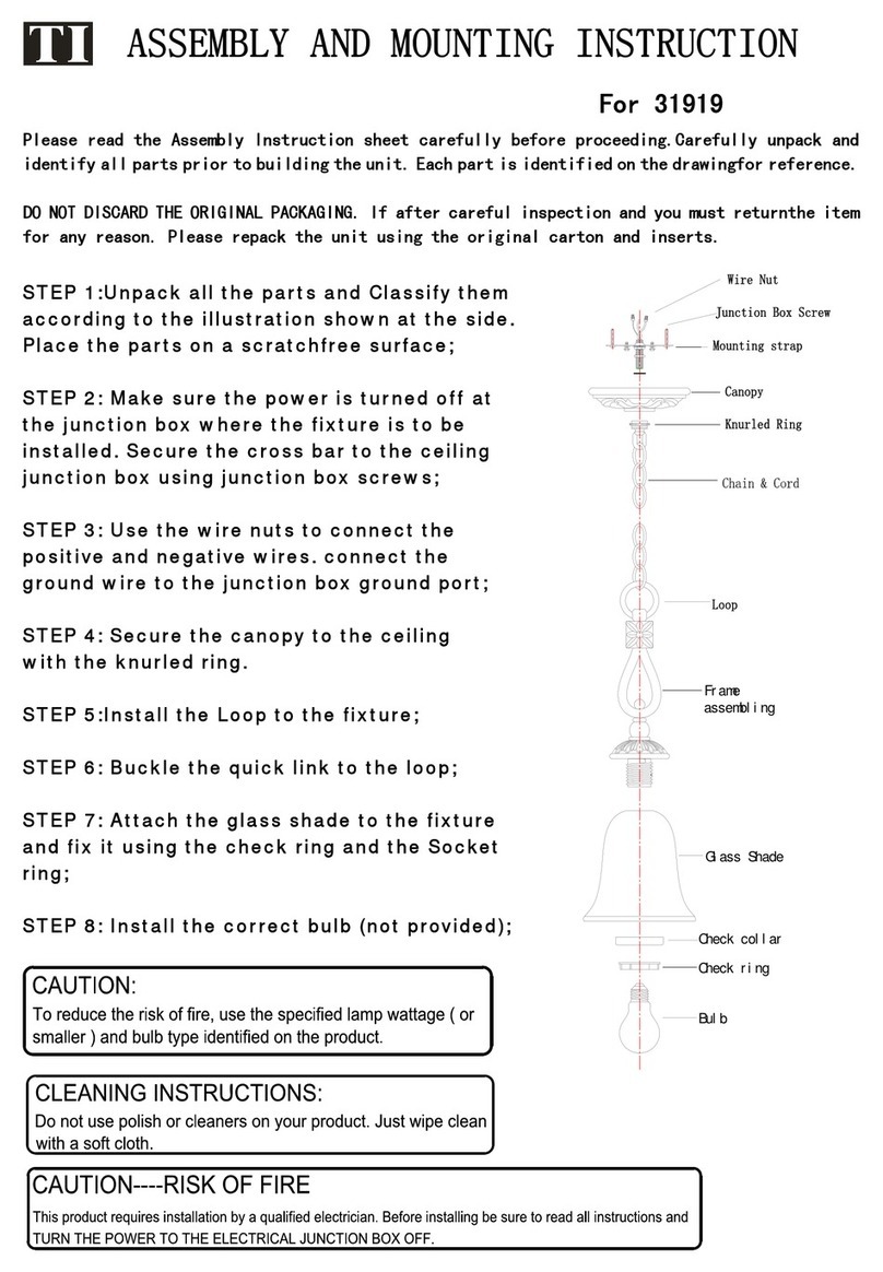 Triarch 31919 Guide de démarrage rapide