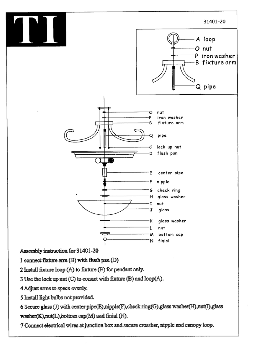 Triarch 31401/20 Manuel utilisateur