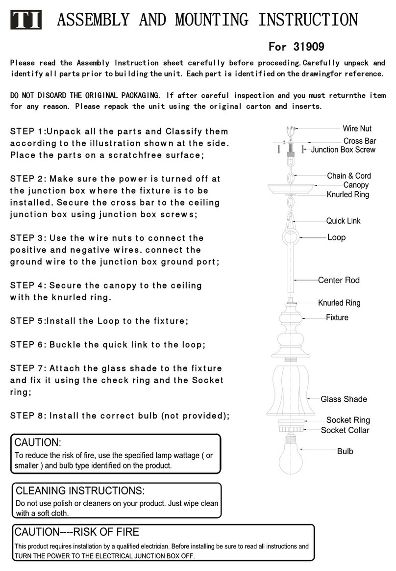 Triarch 31909 Guide de démarrage rapide