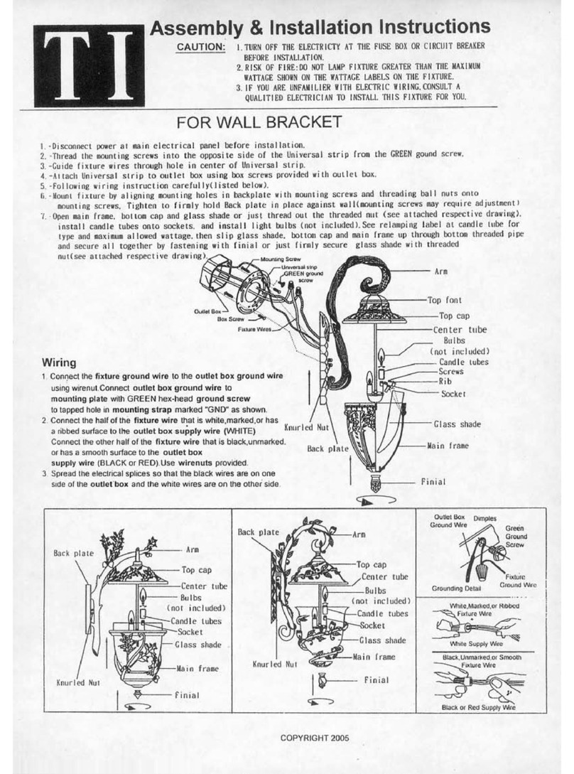 Triarch 75161 Manuel d'instructions